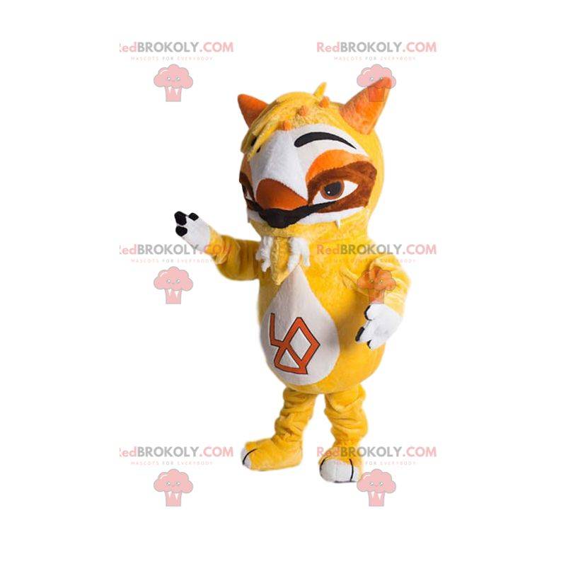 Maskottecknad karaktär - Kattmask Maskottecknad karaktär - Kattmask