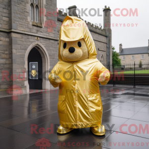 Goldenes Maskottchenkostüm...