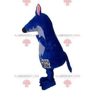 Blue rat mascot