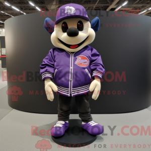 Lilla baseball bold maskot...