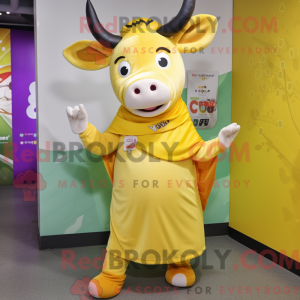 Disfraz de mascota cebú...
