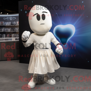 White Boxing Glove mascot...