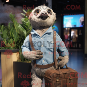 Sloth mascot costume...