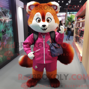 Máscara de Panda Vermelho...