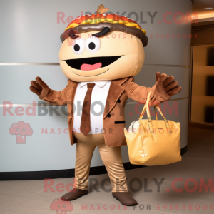 Tan Hamburger maskotka...