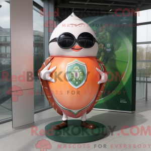 Peach Celtic Shield maskot...