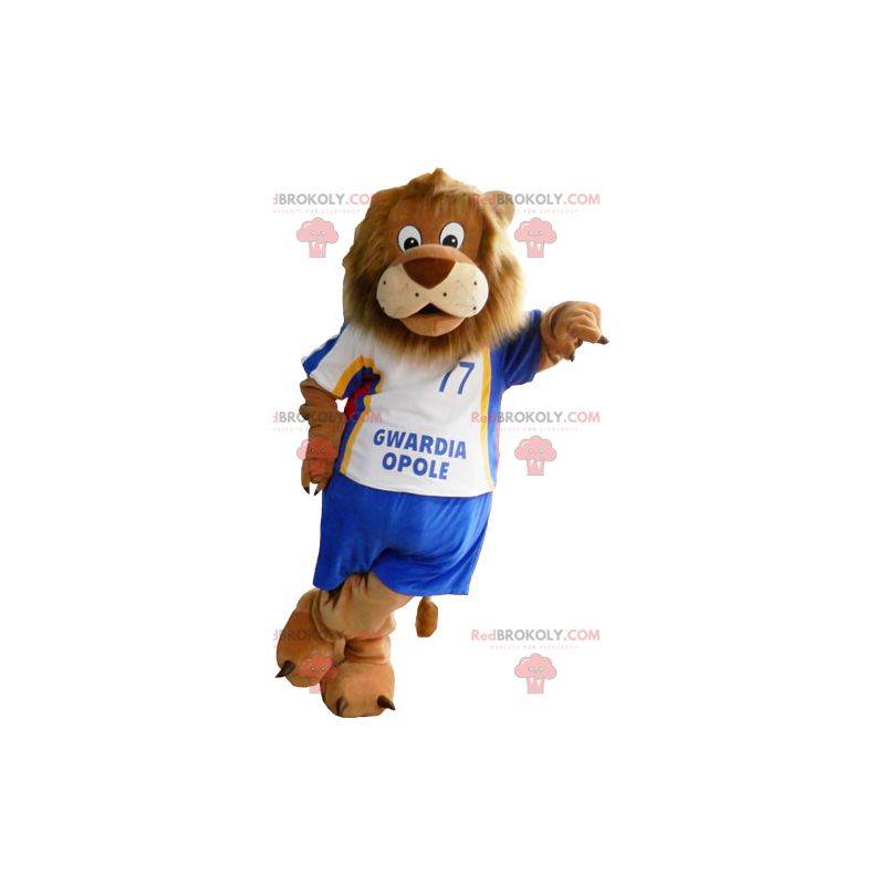 Leprechaun mascotte in sportkleding Leprechaun mascotte in sportkleding