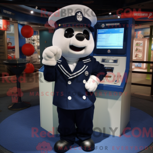Maskottchenkostüm Navy...