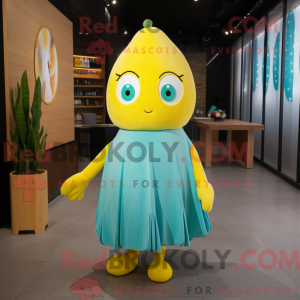 Costume mascotte de citron...