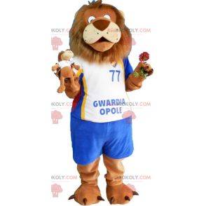 Mascote duende em roupas esportivas
