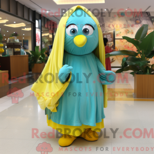 Turquoise Lemon mascot...