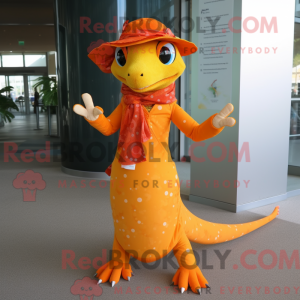 Máscara de laranja Geckos...