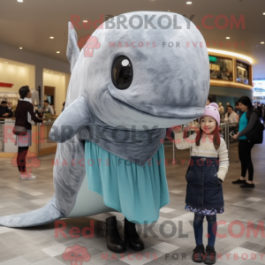 Disfraz de mascota ballena...