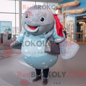 Gray Whale maskot kostume...