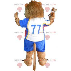 Koboldmaskottchen in Sportbekleidung