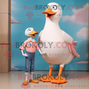 Postava maskota Peach Gull...