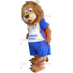 Koboldmaskottchen in Sportbekleidung