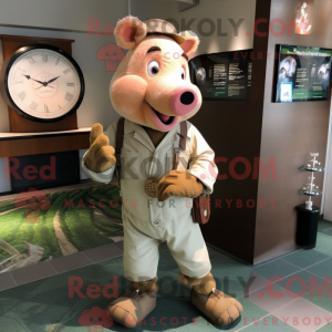Máscara de porco Tan Pig...