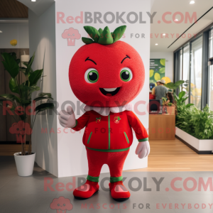 Red Strawberry maskot...