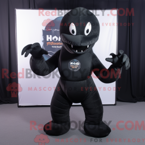 Sort Hydra maskot kostume...