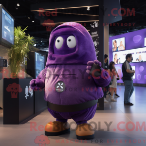 Maskottchenkostüm Purple...