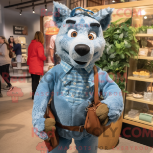 Costume de mascotte de Cyan...