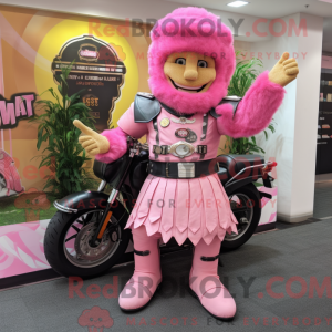 Pink Cæsar Salat maskot...