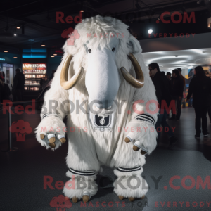 Mascotte de Mammouth blanc...