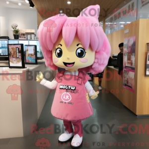 Maskottchenkostüm Rosa...