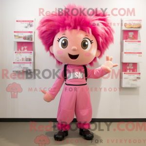 Maskottchenkostüm Rosa...