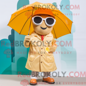 Tan Apricot Maskottchen...