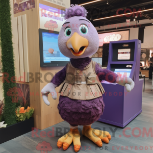 Lavender Turkey mascot...