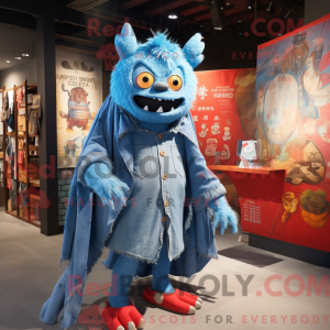 Demon maskot drakt karakter...