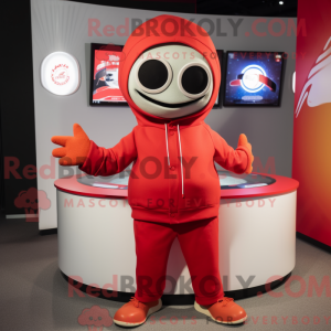 Red Plate Spinner mascot...