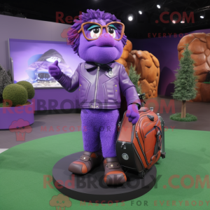Lilla golftaske maskot...