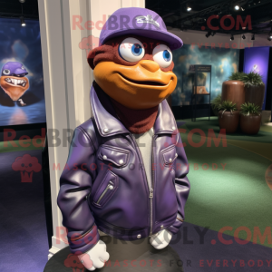 Purple Golf Bag mascot...