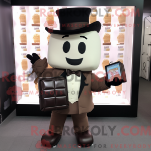 Beige Chocolate Bars mascot...