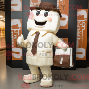 Costume mascotte de barres...
