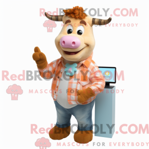Figura de máscara de vaca...