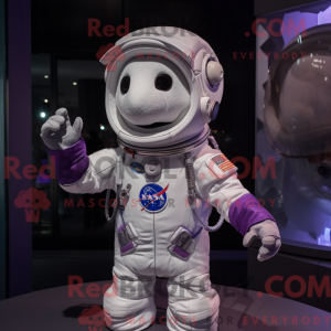 Lavendel astronaut maskot...