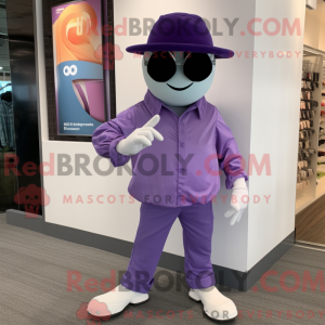 Disfraz de mascota Purple...