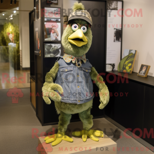 Olive Chicken maskot drakt...