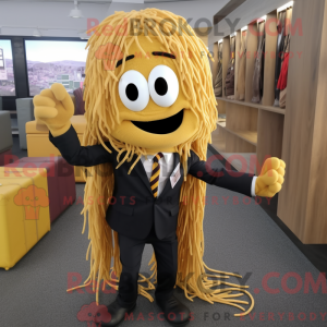 Guld spaghetti maskot...