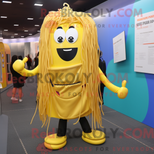 Guld spaghetti maskot...