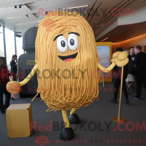 Guld spaghetti maskot...