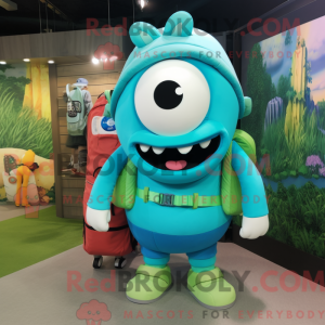 Costume mascotte de Cyclope...