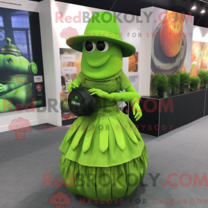Limegrønn...