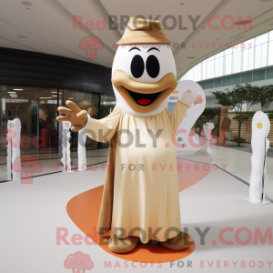 Tan Champagne maskot...
