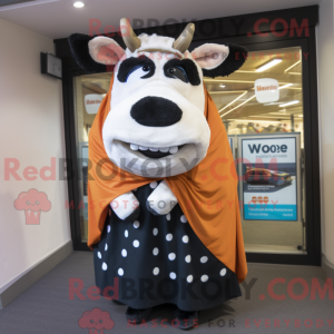 Hereford Cow maskot kostume...