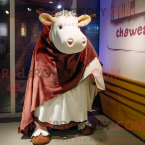 Hereford Cow maskot kostume...